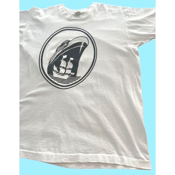 XL Cotton T Shirt Holland America Cruise Line Nautical Ocean Logo Sailing Ship - Picture 10 of 11